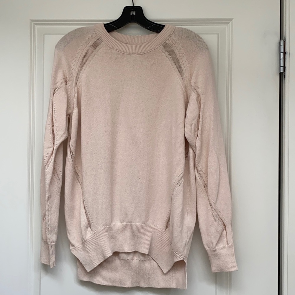 All Saints Peach Cotton Sweater